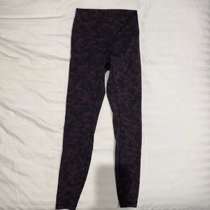 Lululemon Black and Purple Wunder Under
